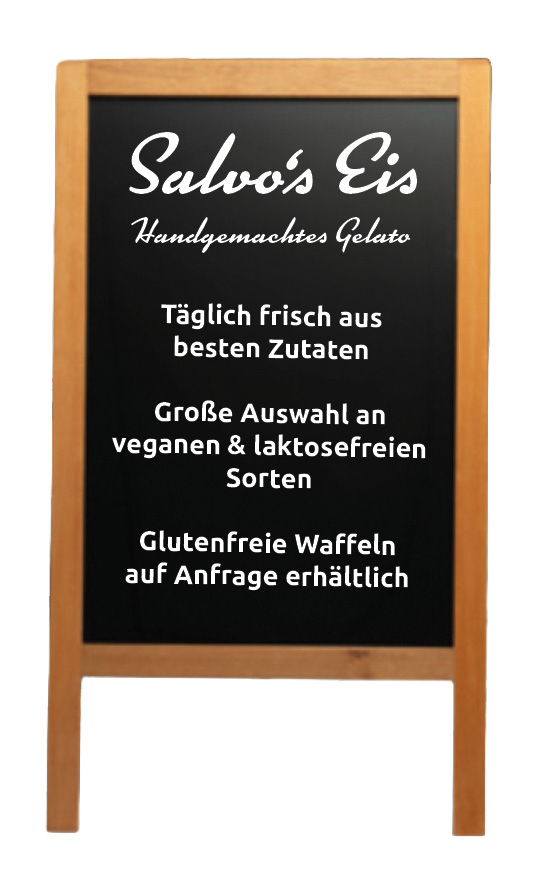 Salvos Eis frische Zutaten
