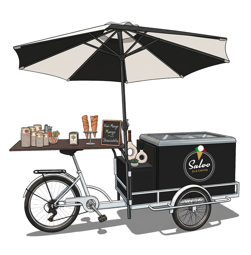 Eis Fahrrad in Münster