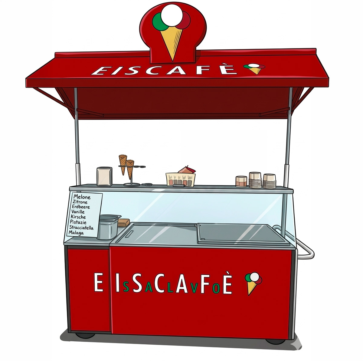 Eisstand in Münster